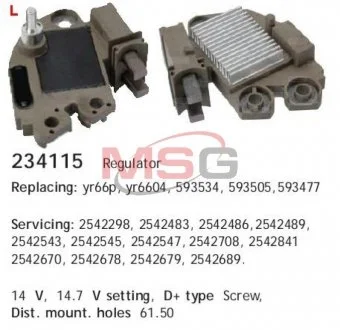 Фото регулятор генератора CARGO 234115 Регулятор генератора CARGO 234115