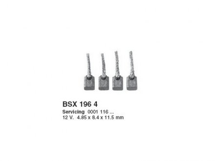 Щітки стартера CARGO BSX1964