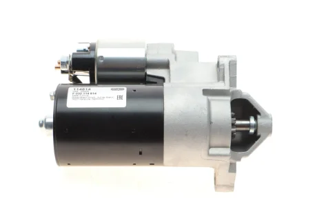 Стартер (12В, 0,9кВт, новий із заставою) NISSAN PRIMASTAR, OPEL VIVARO A, RENAULT AVANTIME, CLIO III, ESPACE IV, GRAND SCENIC II, LAGUNA, LAGUNA I, LAGUNA II, LAGUNA III 1.8/1.9D/2.0 09.95- CARGO F032114814