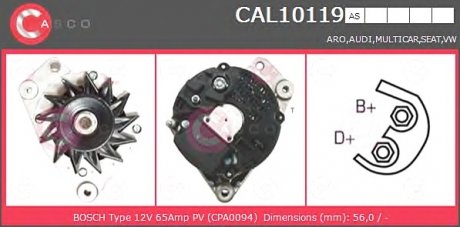 Генератор CASCO CAL10119AS