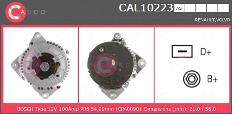 Генератор CASCO CAL10223AS (фото 1)