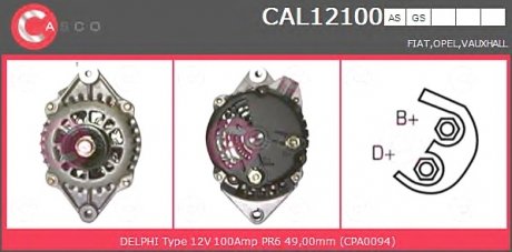 Генератор CASCO CAL12100AS