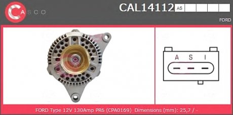 Генератор CASCO CAL14112AS