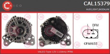 ALTERNATOR 12V 110A CASCO CAL15379AS