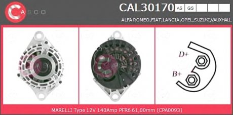 Генератор CASCO CAL30170AS