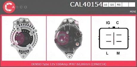 Генератор CASCO CAL40154AS