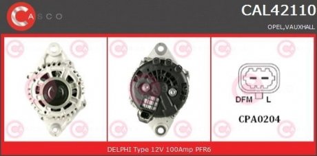 ALTERNATOR 12V 100A CASCO CAL42110AS