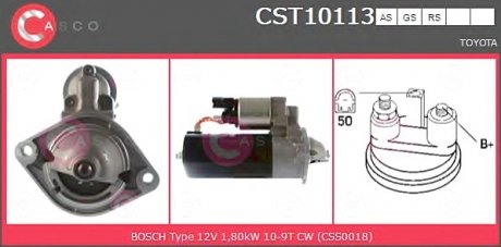 Стартер CASCO CST10113AS