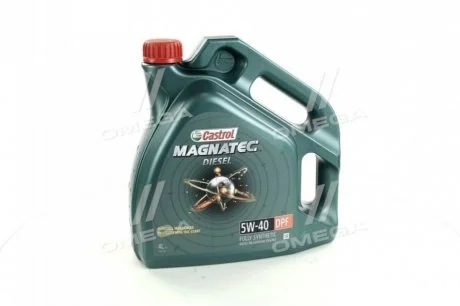 Мастило моторне Magnatec Diesel DPF 5W-40 4L CASTROL 156EDD (фото 1)
