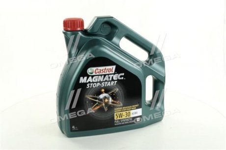 Масло ДВС 5W-30 MAGNATEC STOP-START ACEA A3/B4, 4л, синт. CASTROL 15C94E (фото 1)