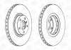 Диск тормозной передний BMW X5 (E70) 06-13, X5 (F15, F85) 13-18, X6 (E71, E72) 0 CHAMPION 562520CH1 (фото 1)