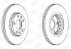 Диск тормозной передний вентилируемый (280x24) Dacia Duster Renault Megane 08- CHAMPION 562529CH (фото 1)