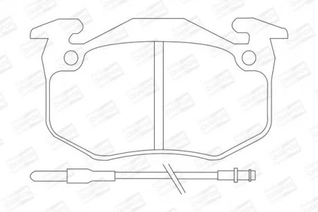 Тормозные колодки CHAMPION 571331CH