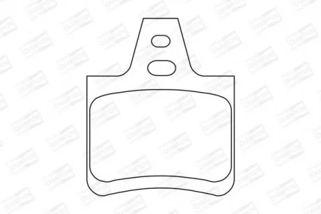 Гальмівні колодки задні Xantia,XM 89- CHAMPION 571363CH
