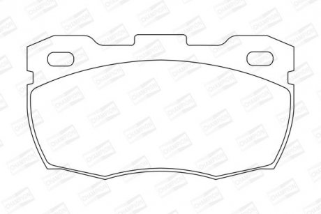 Гальмівні колодки передні Land Rover Defender CHAMPION 571827CH