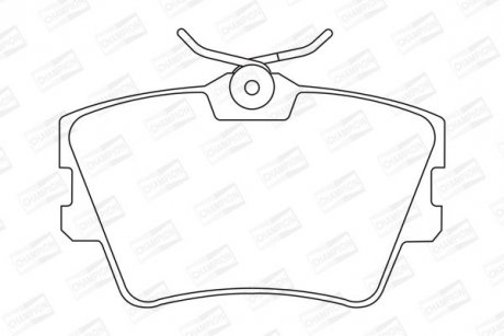 Тормозные колодки задние (16.2мм) (система TRW) VW T4 90-03 (15") CHAMPION 571875CH