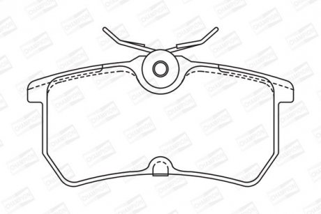 Гальмівні колодки задн. Focus 98- CHAMPION 571998CH