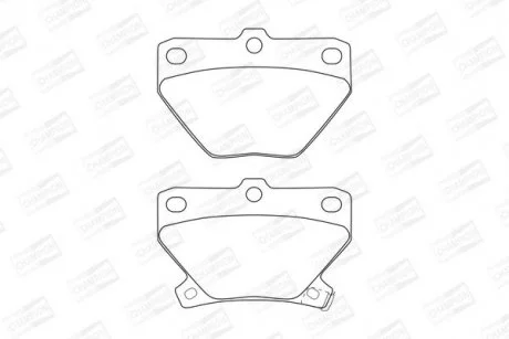Колодки тормозные задние (14 мм) (система SUMITOMO) Toyota 99-09 CHAMPION 572450CH