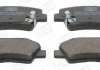 Тормозные колодки задние Hyundai Accent,Elantra,Sonata,Tucson,i10,i30/ KIA Rio,Soul/SsangYong Korando CHAMPION 572629CH (фото 2)