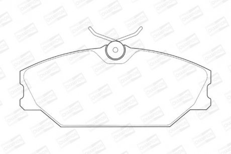 Гальмівні колодки передні Renault Clio II, Laguna I, Megane I, Scenic I CHAMPION 573008CH