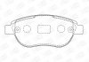 Тормозные колодки передние Citroen C3, C4, Xsara, Picasso / Peugeot 1007, 206, 207, 307, Partner CHAMPION 573031CH (фото 1)