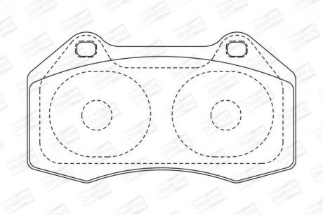 Гальмівні колодки передн.Focus,Transit,Tourneo 1,8 /16V 02- CHAMPION 573253CH