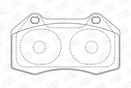 Гальмівні колодки передн.Focus,Transit,Tourneo 1,8 /16V 02- CHAMPION 573253CH