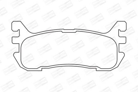 Гальмівні колодки задн.MX-5 II 94- CHAMPION 573373CH