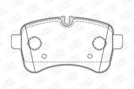 Гальмівні колодки задні Iveco Daily CHAMPION 573740CH