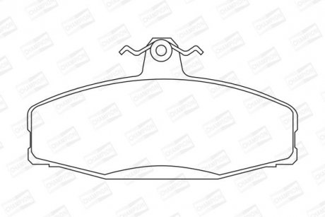 Гальмівні колодки передн.Felicia,FavoritCaddy 1.6/1.9D 96-00 CHAMPION 573778CH