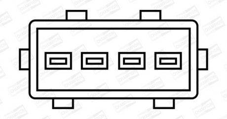 Котушка запалювання RENAULT Safrane2,5i 96-00 VOLVO 2,0-2,5: 850/C70/S70/V70 CHAMPION BAEA037E (фото 1)