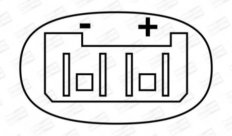 Котушка запалювання AX,BX 86-, PEUGEOT 205/309/405 CHAMPION BAEA247