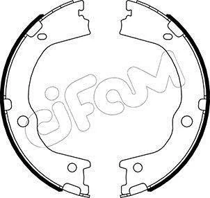 Комплект тормозных колодок; Комплект тормозных колодок, стояночная тормозная система CIFAM 153498