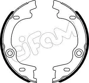 Колодки гальмівні барабанні, комплект CIFAM 153-505