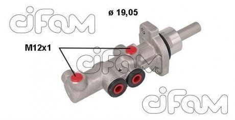 Головний гальмівний циліндр IBIZA III 07-08, SKODA FABIA I 99-02, VW FOX 05-11 CIFAM 202-1117 (фото 1)