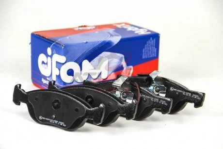 Гальмівні колодки перед. Fiat Bravo/Marea 96-02 (ATE) (156,3x52,6x17,6) CIFAM 822-082-0