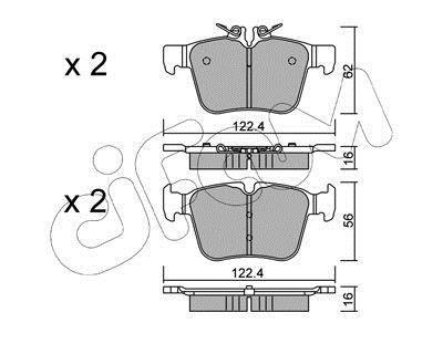 Тормозные колодки.) CIFAM 82210200