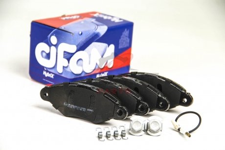 Гальмівні колодки перед. Kangoo 97-08 (Bosch) (з датчиком) CIFAM 822-253-1