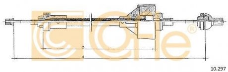 Трос сцепления COFLE 10297