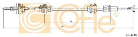 Трос сцепления COFLE 103155