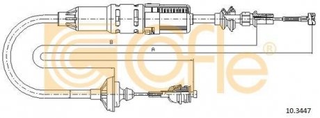 Трос сцепления COFLE 103447