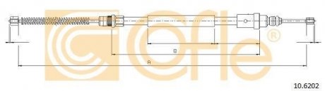 Трос ручника COFLE 106202