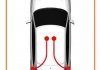 Трос ручного тормоза зад. Л RENAULT TWINGO II 1.2/1.5D 03.07- COFLE 106545 (фото 2)