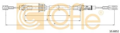 Трос ручника COFLE 106852