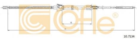 Трос ручника COFLE 107134 (фото 1)