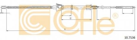 Трос ручника COFLE 107136 (фото 1)