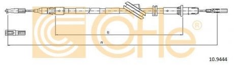 Трос ручного тормоза COFLE 109444