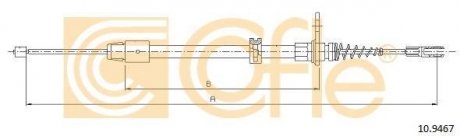 Трос ручного тормоза COFLE 109467