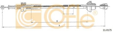 Трос акселератора COFLE 11.0175