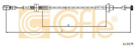 Трос акселератора COFLE 11.0179 (фото 1)